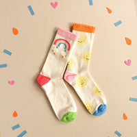 Rockahula Vintage Rainbow and Sun Socks