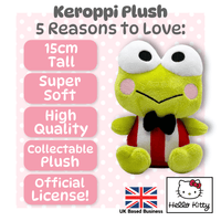 15cm Mini Plush - Keroppi