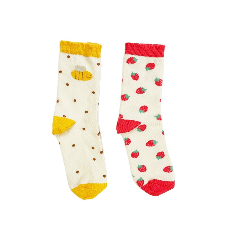 Rockahula Strawberry Bee Socks
