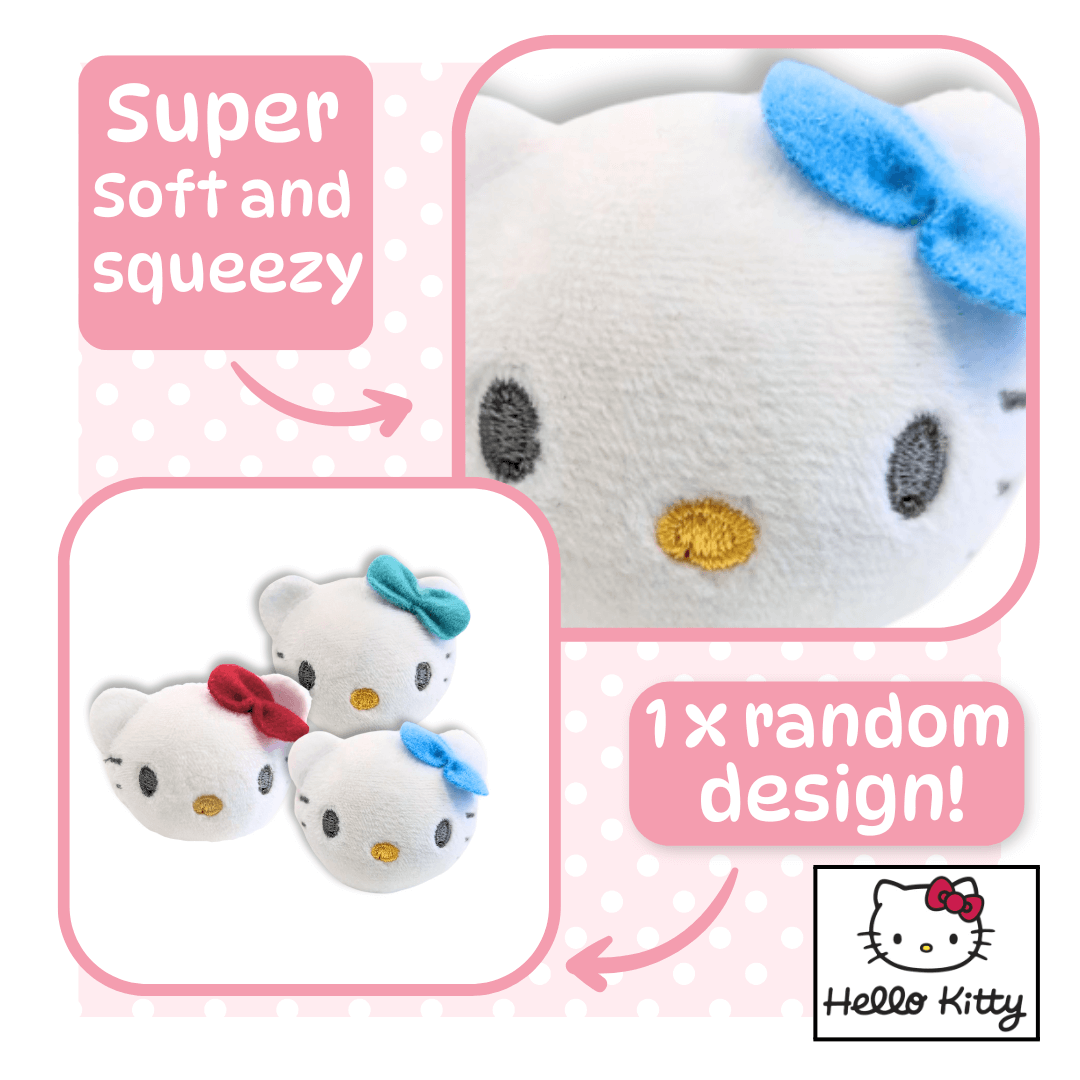 4cm Hello Kitty Squeezy Soft Plush Toy in Surprise Blind Capsule