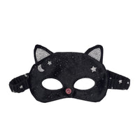 Velvet Black Cat Mask