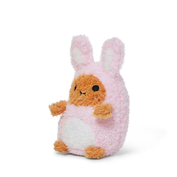 Mini Sitting Plush Toy - Pink Bunny Ricespud - Bunny Rabbit