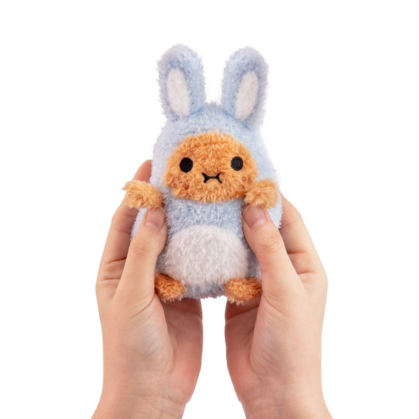 Mini Sitting Plush Toy - Blue Bunny Ricespud - Bunny Rabbit