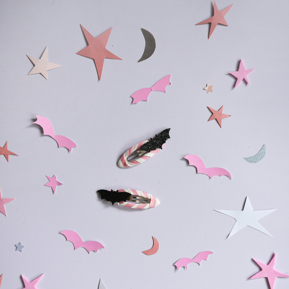 Glitter Bat Clips
