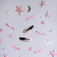 Glitter Bat Clips
