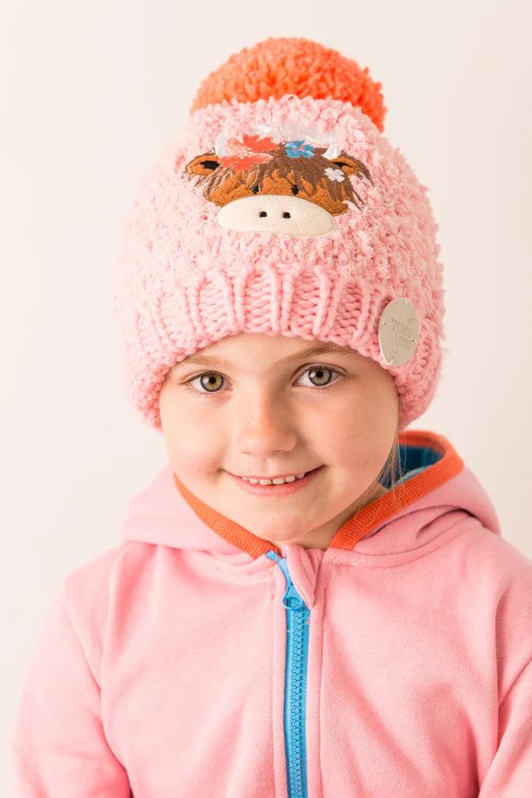Bonnie Highland Cow Winter Hat