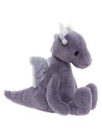 Charlie Bears Draco Dragon Soft Lavender