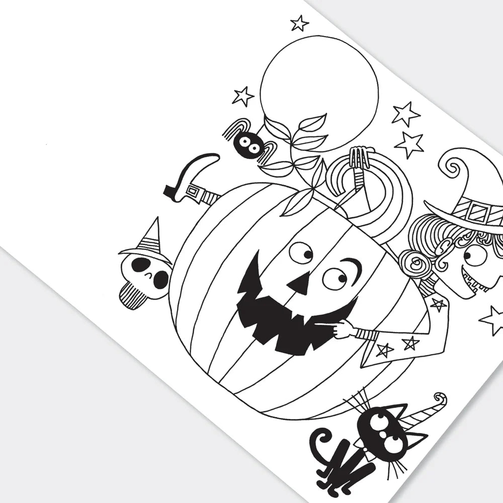 Rachel Ellen Halloween Colouring Book