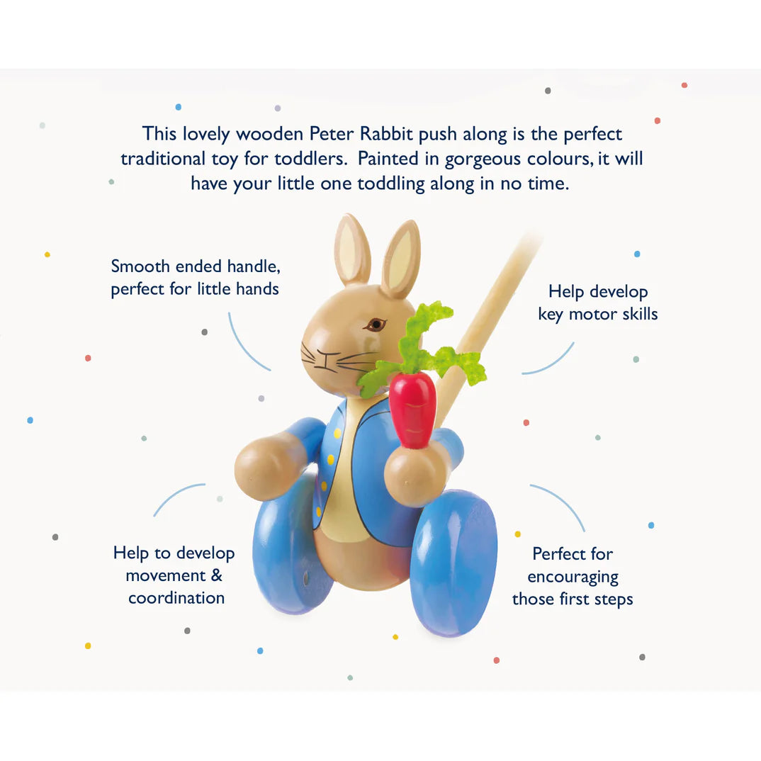 Boxed Peter Rabbit Push along