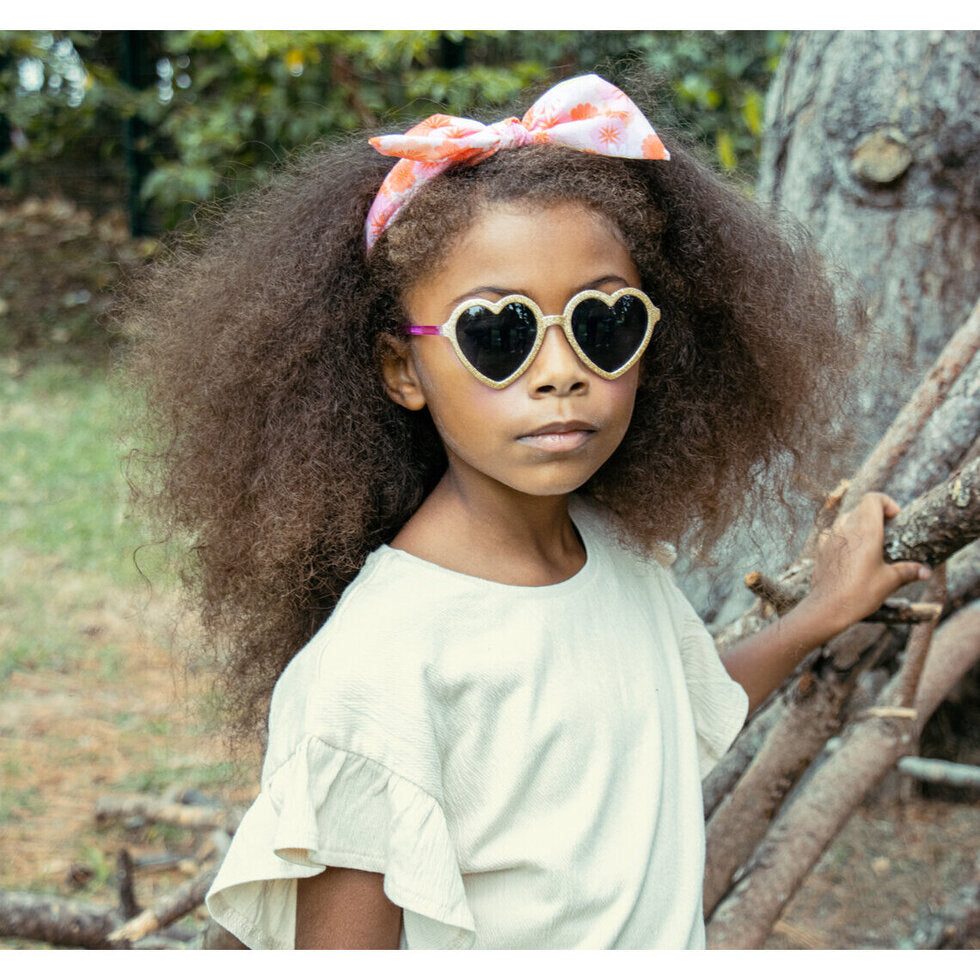 Rockahula Glitter Heart Sunglasses