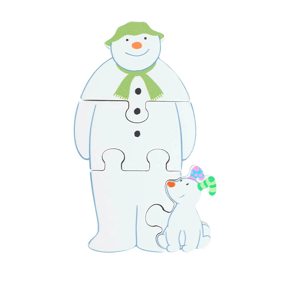 The Snowman and the Snowdog Wooden Puzzle