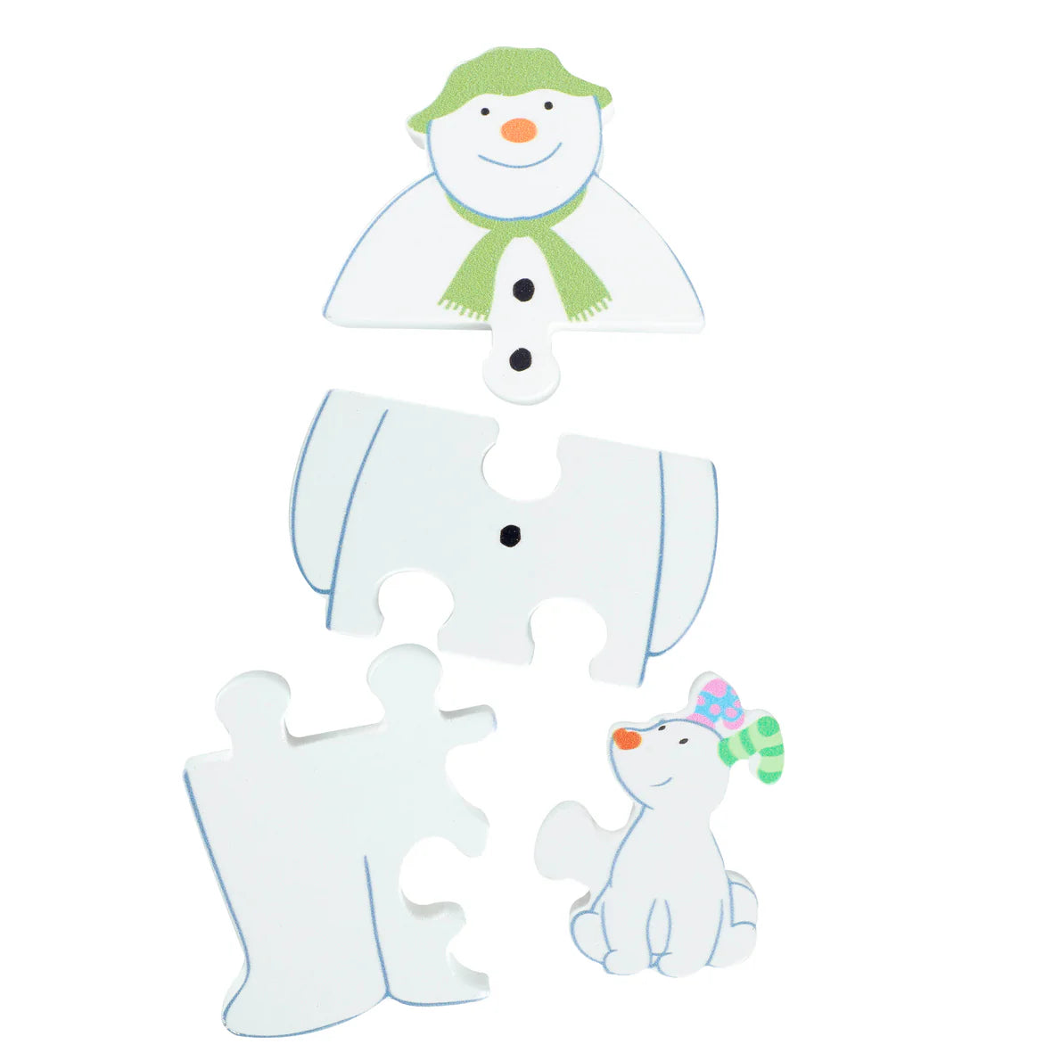 The Snowman and the Snowdog Wooden Puzzle