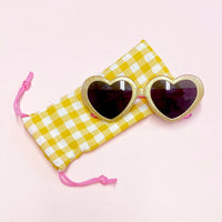 Rockahula Glitter Heart Sunglasses
