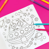 Rachel Ellen Adventure In Space Colouring Book