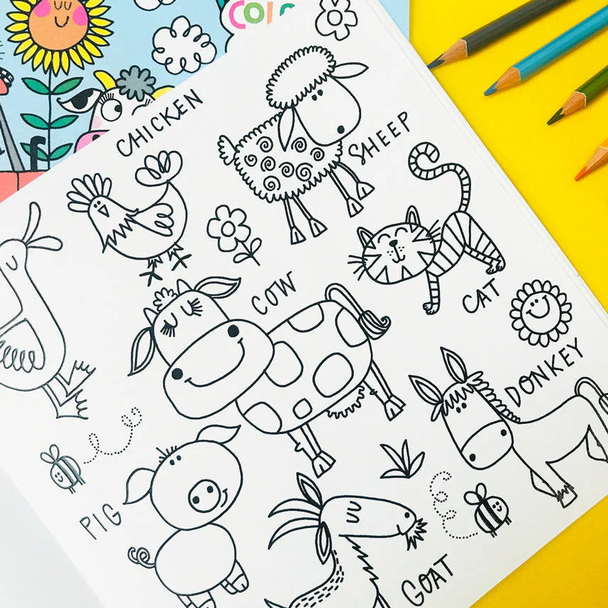 Rachel Ellen On The Farm Colouring Book