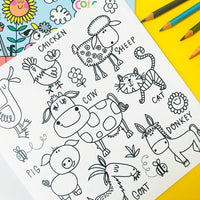 Rachel Ellen On The Farm Colouring Book