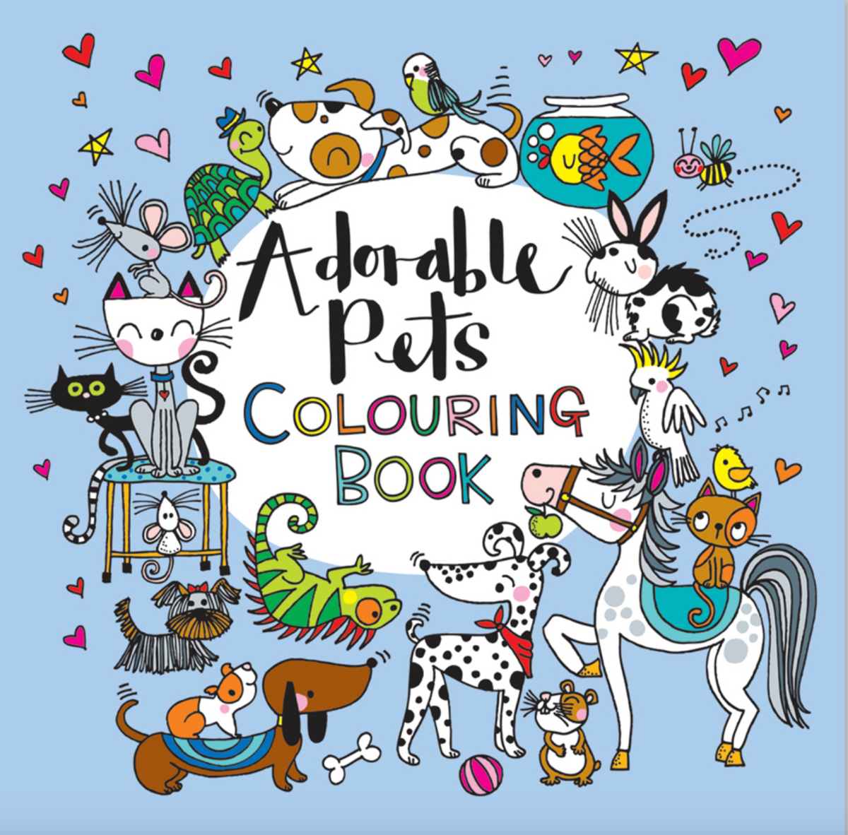 Rachel Ellen Adorable Pets Colouring Book