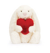 Bashful Red Love Heart Bunny