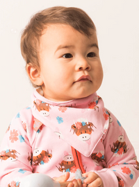 Bonnie Highland Cow Bib