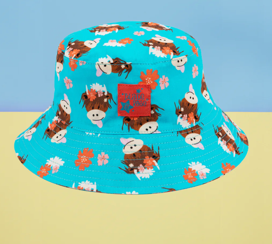 Bonnie Highland Cow Summer Hat