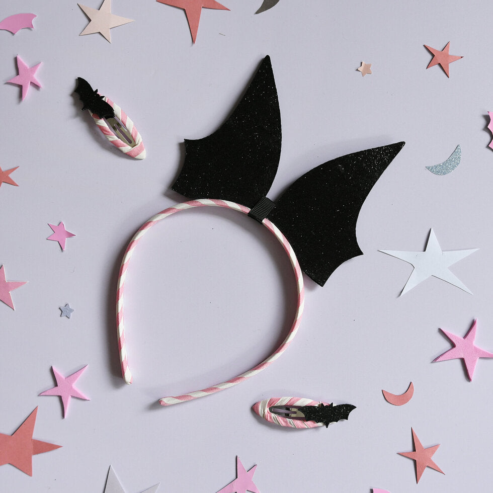 Glitter Bat Clips
