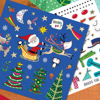 Rachel Ellen Christmas Sticker Scene and Colouring Book