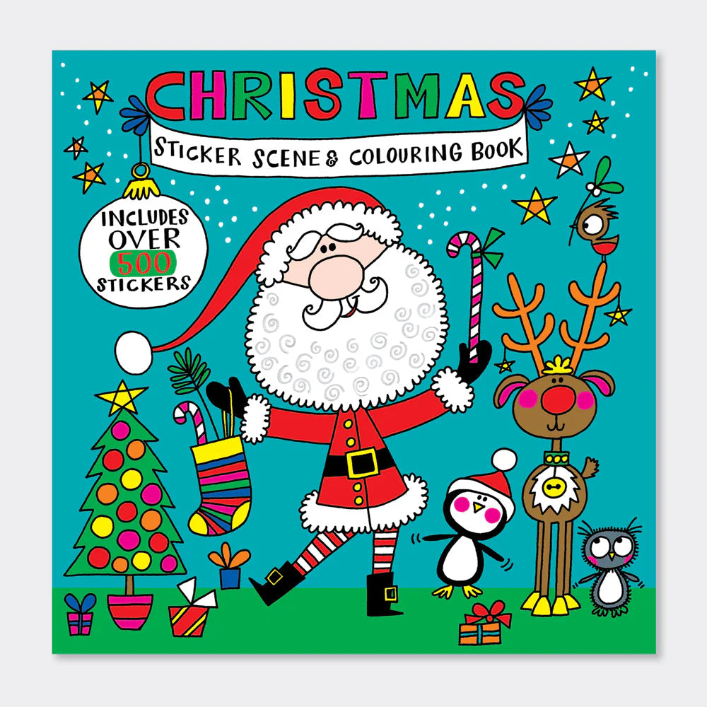 Rachel Ellen Christmas Sticker Scene and Colouring Book
