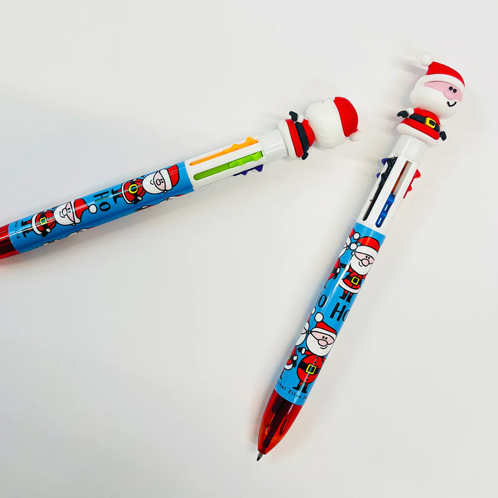 Rachel Ellen Santa Pen with Topper