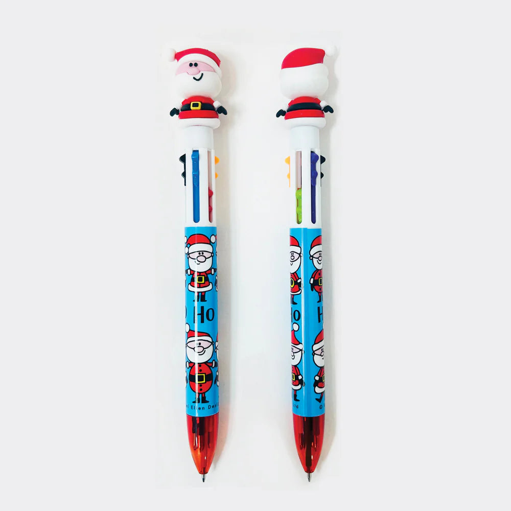 Rachel Ellen Santa Pen with Topper