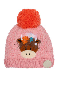 Bonnie Highland Cow Winter Hat