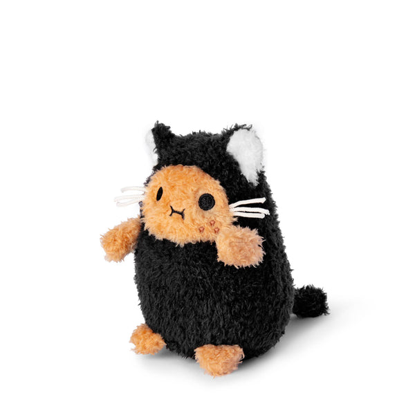 Mini Sitting Plush Toy - Black Cat Ricespud - Cat Potato