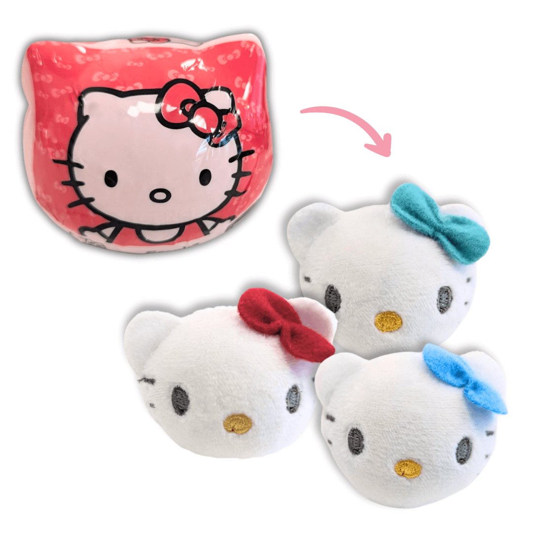 4cm Hello Kitty Squeezy Soft Plush Toy in Surprise Blind Capsule