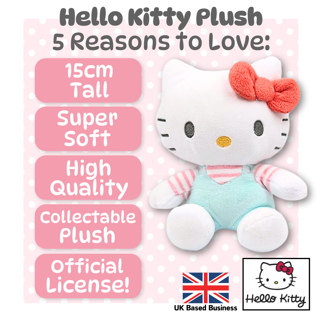 15cm Mini Plush Sitting - Hello Kitty
