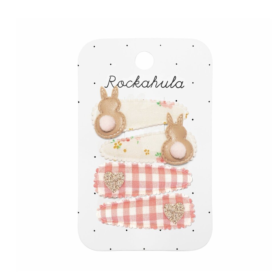 Rockahula Tiny Blossom Fabric Clip Set