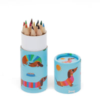 Tube of Colouring Pencils - Sausage Dog