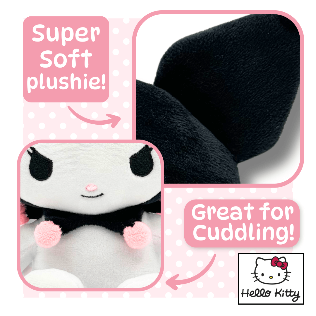 15cm Mini Plush Sitting - Kuromi