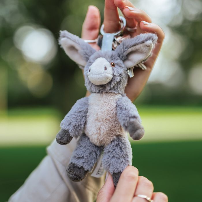 Jack Donkey Plush Keyring