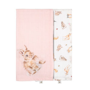 Little Forest Woodland Animal Muslin Gift Set