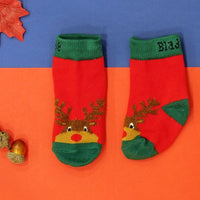 Festive Reindeer Socks