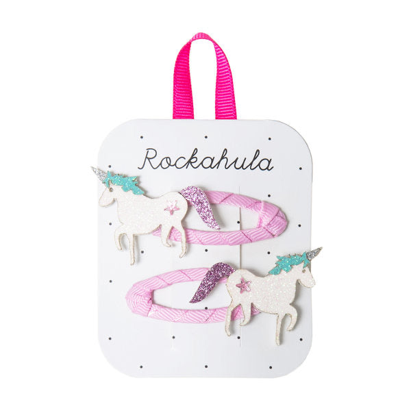 Unicorn Glitter Clips H1805W