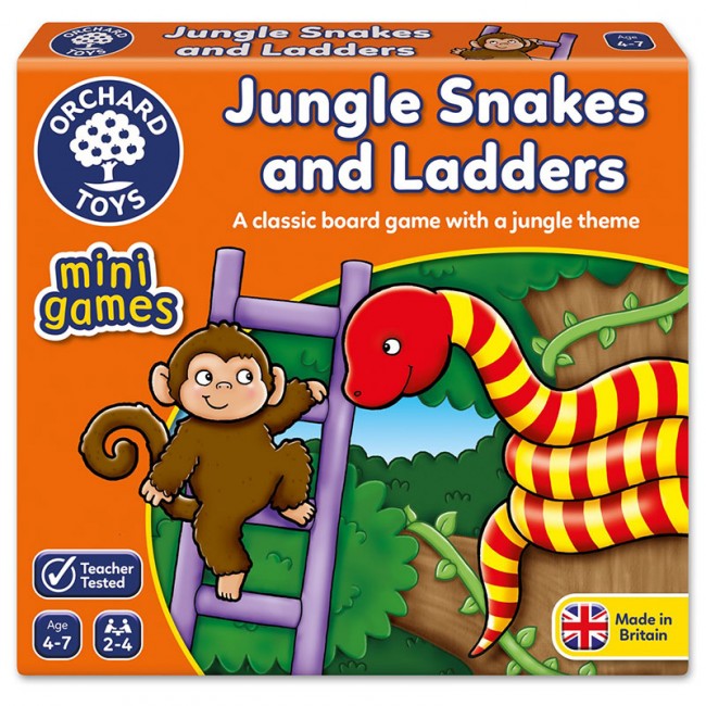 Jungle Snakes and Ladders Mini Game
