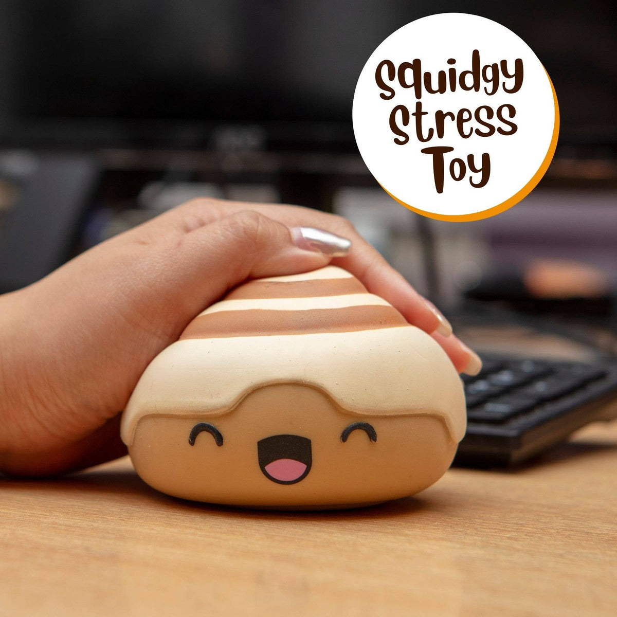 Nice Buns Squishy Stress Ball - Funny Stress Toy Gift