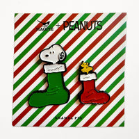 Peanuts Snoopy and Woodstock Pin - Stockings Set of 2 (Limited Edition)