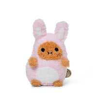 Mini Sitting Plush Toy - Pink Bunny Ricespud - Bunny Rabbit