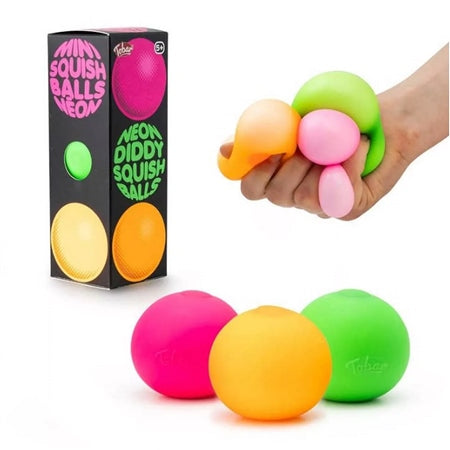 Mini Neon Squish Balls