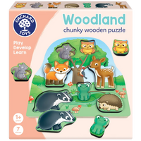 Orchard Toys Woodland Chunky Wooden Puzzle