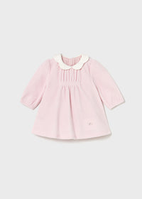 Mayoral Pink Velour Dress