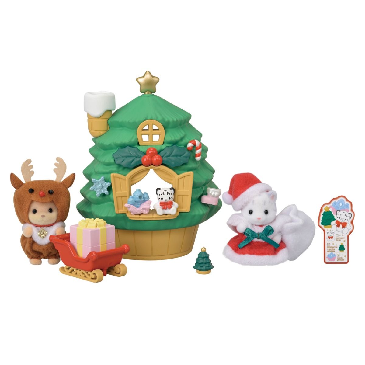 Sylvanian Families Baby Santa's Christmas Tree House
