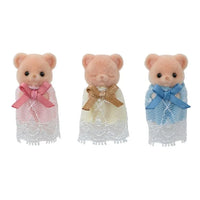 Sylvanian Families Biscuit Bear Sleepy Triplets