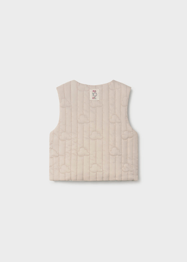 Mayoral Mint Green/Cream Reversible Gilet